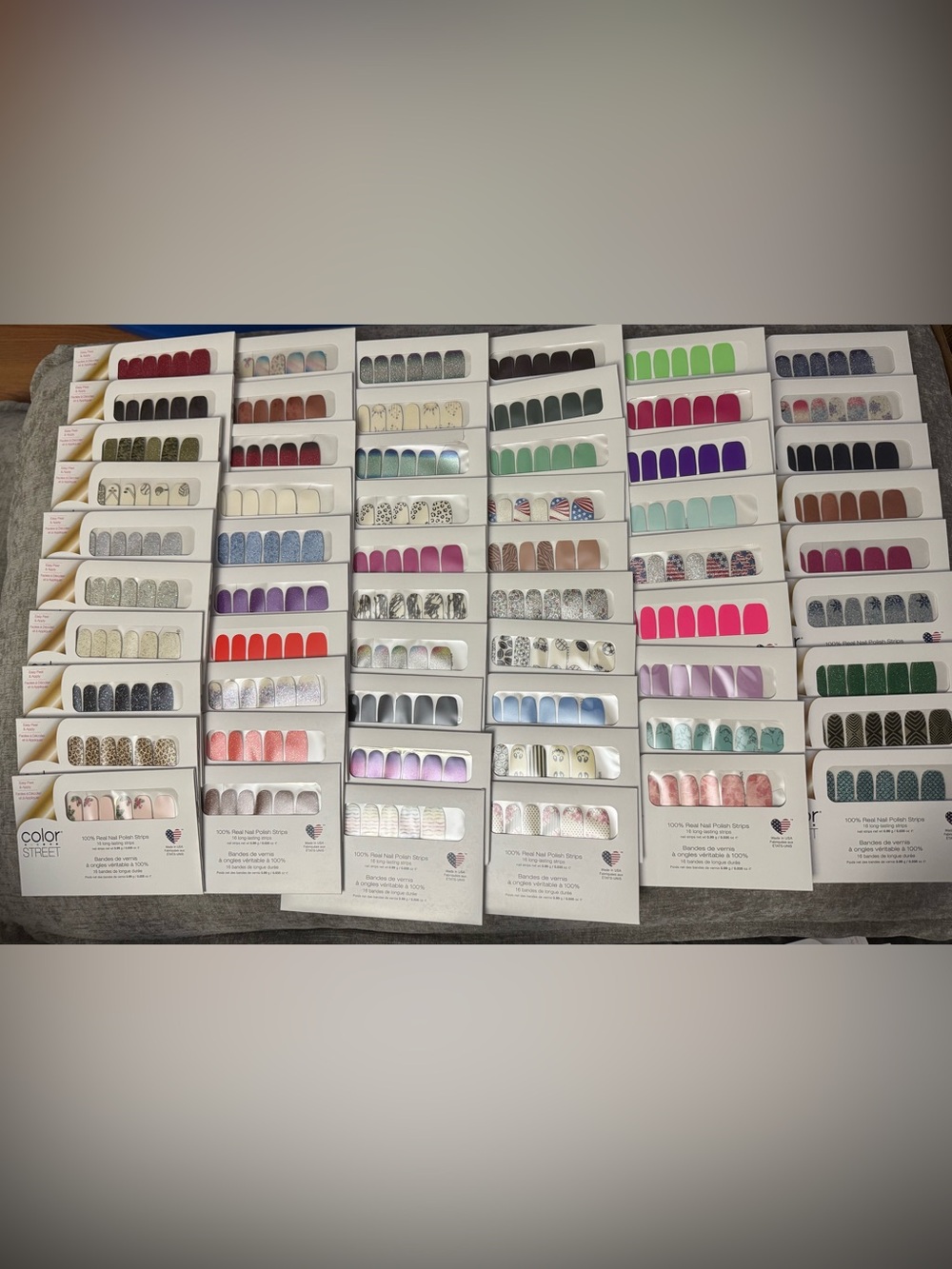 Color Street Assorted Press-On Nails - Multi-Color Mix bundle of 70 sets